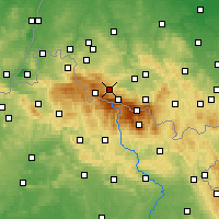 Nearby Forecast Locations - Szklarska Poręba - Kaart