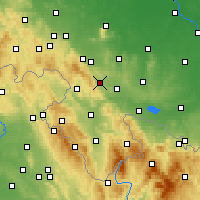 Nearby Forecast Locations - Żdanów - Kaart