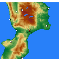 Nearby Forecast Locations - Catanzaro - Kaart