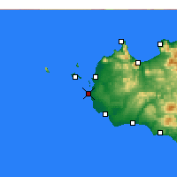 Nearby Forecast Locations - Marsala - Kaart