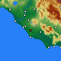 Nearby Forecast Locations - Aprilia - Kaart