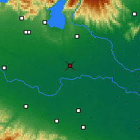 Nearby Forecast Locations - Mantua - Kaart