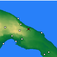 Nearby Forecast Locations - Ostuni - Kaart