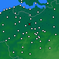 Nearby Forecast Locations - Lochristi - Kaart