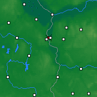 Nearby Forecast Locations - Słubice - Kaart