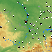 Nearby Forecast Locations - Racibórz - Kaart