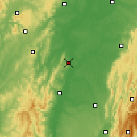 Nearby Forecast Locations - Tournus - Kaart