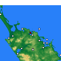Nearby Forecast Locations - Whangaroa - Kaart