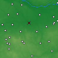 Nearby Forecast Locations - Łowicz - Kaart