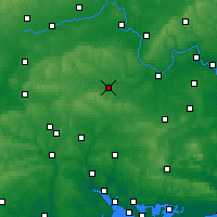 Nearby Forecast Locations - Newbury - Kaart