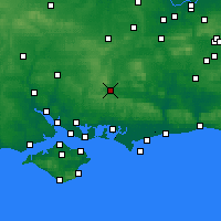 Nearby Forecast Locations - Petersfield - Kaart