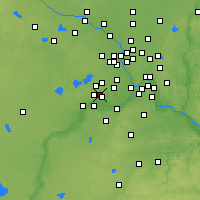Nearby Forecast Locations - Eden Prairie - Kaart