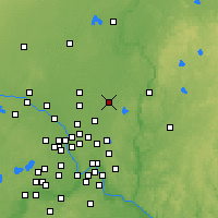 Nearby Forecast Locations - Forest Lake - Kaart