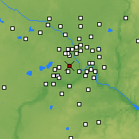 Nearby Forecast Locations - St. Louis Park - Kaart