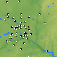 Nearby Forecast Locations - White Bear Lake - Kaart