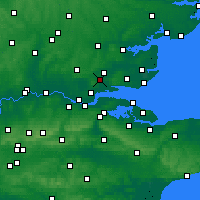 Nearby Forecast Locations - Basildon - Kaart