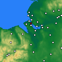Nearby Forecast Locations - Birkenhead - Kaart