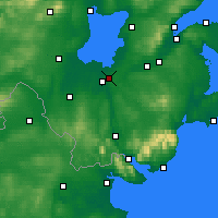 Nearby Forecast Locations - Craigavon - Kaart