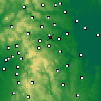 Nearby Forecast Locations - Dewsbury - Kaart