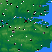 Nearby Forecast Locations - Dartford - Kaart