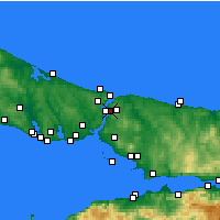 Nearby Forecast Locations - Beykoz - Kaart