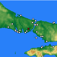 Nearby Forecast Locations - Eyüp - Kaart