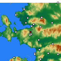 Nearby Forecast Locations - Seferihisar - Kaart