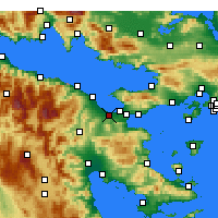 Nearby Forecast Locations - Lechaio - Kaart