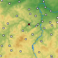 Nearby Forecast Locations - Beroun - Kaart
