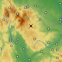 Nearby Forecast Locations - Bruntál - Kaart