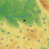 Nearby Forecast Locations - Chrudim - Kaart