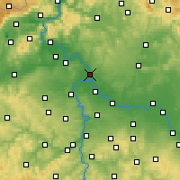 Nearby Forecast Locations - Mělník - Kaart
