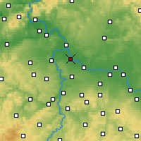 Nearby Forecast Locations - Neratovice - Kaart