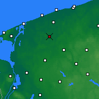 Nearby Forecast Locations - Gryfice - Kaart