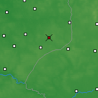 Nearby Forecast Locations - Hajnówka - Kaart
