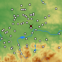Nearby Forecast Locations - Lędziny - Kaart