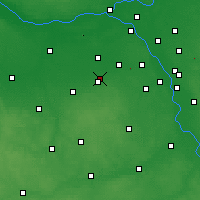 Nearby Forecast Locations - Milanówek - Kaart