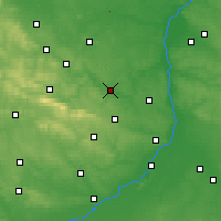 Nearby Forecast Locations - Ostrowiec Świętokrzyski - Kaart