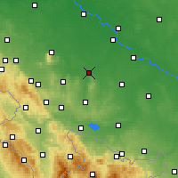Nearby Forecast Locations - Strzelin - Kaart