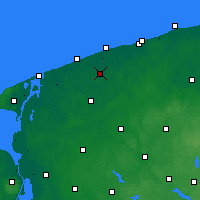 Nearby Forecast Locations - Trzebiatów - Kaart