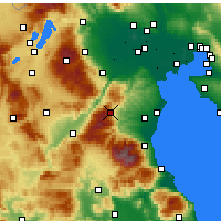Nearby Forecast Locations - Elatochori - Kaart
