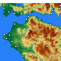Nearby Forecast Locations - Aroania - Kaart