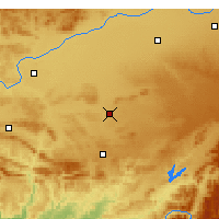 Nearby Forecast Locations - Valdepeñas - Kaart