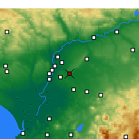 Nearby Forecast Locations - Alcalá de Guadaíra - Kaart