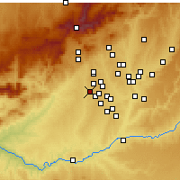 Nearby Forecast Locations - Villaviciosa de Odón - Kaart