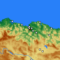 Nearby Forecast Locations - Barakaldo - Kaart