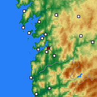 Nearby Forecast Locations - Redondela - Kaart