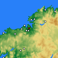 Nearby Forecast Locations - Oleiros - Kaart