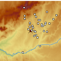 Nearby Forecast Locations - Móstoles - Kaart