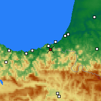 Nearby Forecast Locations - Irun - Kaart